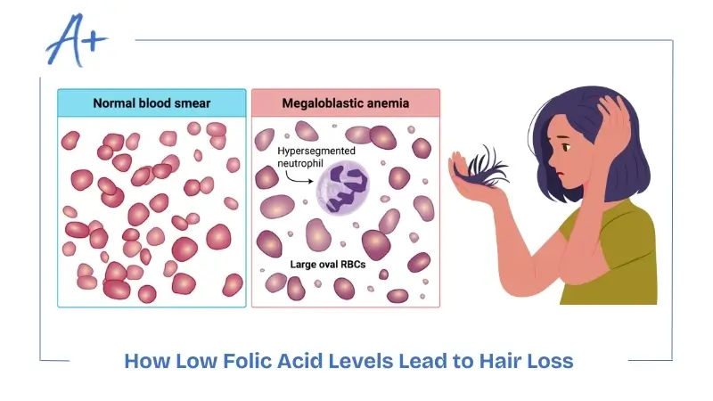How Low Folic Acid Levels Lead to Hair Loss