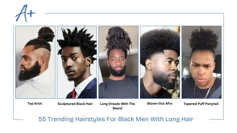 Hairstyles For Black Men With Long Hair - Ponytails Hairstyles For Black Men With Long Hair - Ponytails