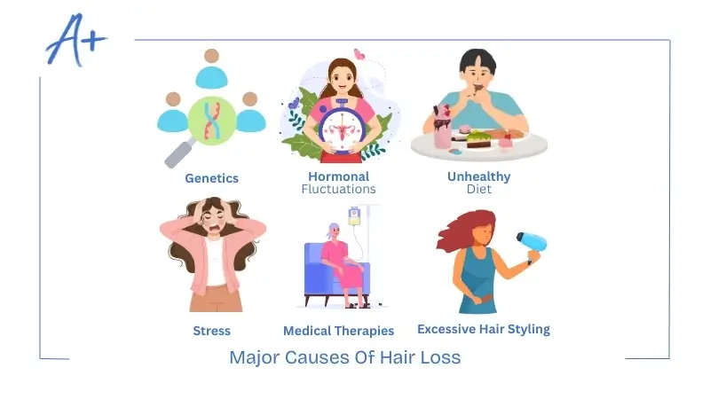 Major Causes Of Hair Loss