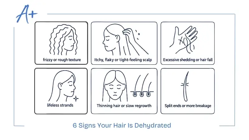 6 Signs Your Hair Is Dehydrated