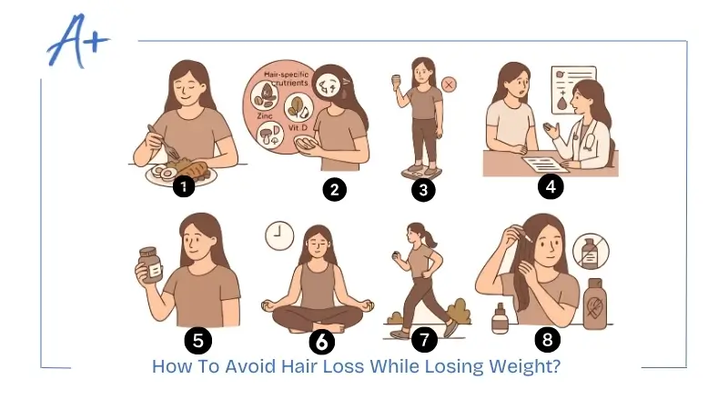 How To Avoid Hair Loss While Losing Weight