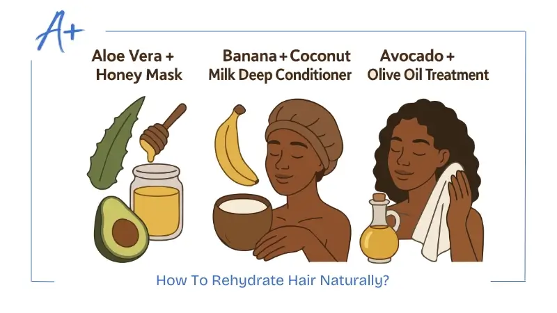 How To Rehydrate Hair Naturally